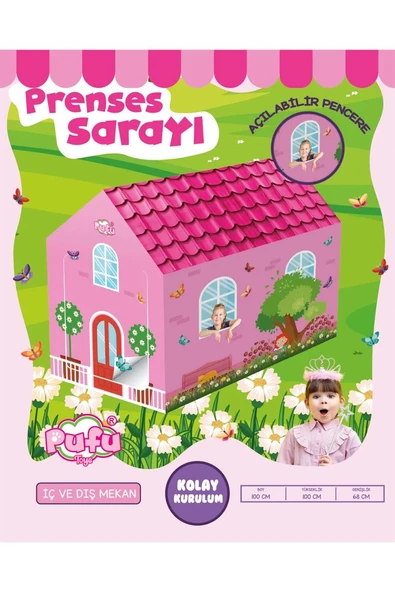 YUMURCAK TOYZ PRENSES OYUN ÇADIRI - 90586 Kız Erkek Çocuk Oyuncak Eğitici Oyuncaklar ürün görseli 1