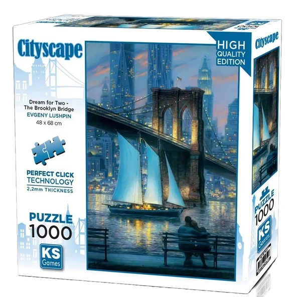 YUMURCAK TOYZ KS Games Dream For Two Puzzle 1000 Parça 20754 Kız Erkek Çocuk Oyuncak Eğitici Oyuncaklar ürün görseli 1