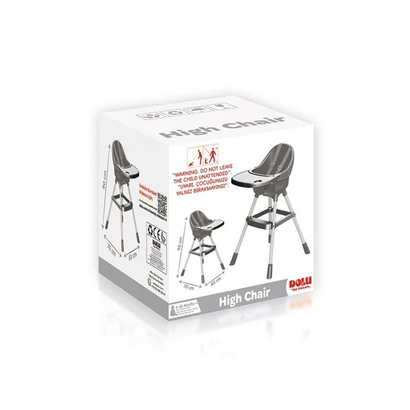YUMURCAK TOYZ 7551 Mama Sandalyesi Beyaz Kız Erkek Çocuk Oyuncak Eğitici Oyuncaklar ürün görseli 1