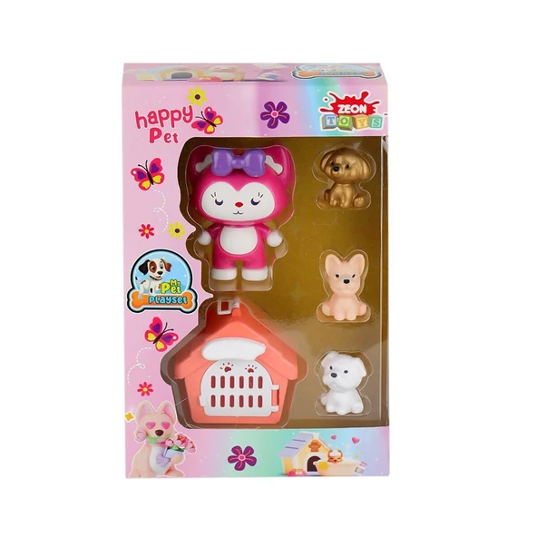 YUMURCAK TOYZ ZN-5352 Happy Pet Hayvan Figürleri Kız Erkek Çocuk Oyuncak Eğitici Oyuncaklar ürün görseli 1