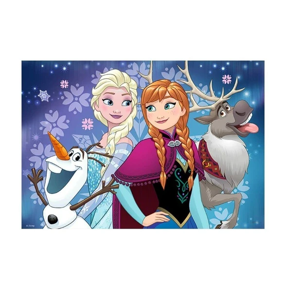 YUMURCAK TOYZ 90747 Disney Frozen Kuzey Işıkları 2x24 parça Ravensburger Puzzle Kız Erkek Çocuk Oyuncak Eğitici Oy ürün görseli 1