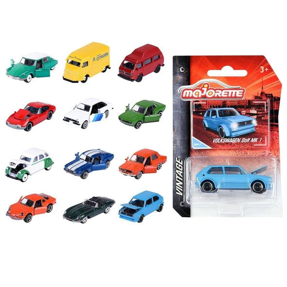 YUMURCAK TOYZ 212052010 Vintage Metal Araç Serisi -Simba Kız Erkek Çocuk Oyuncak Eğitici Oyuncaklar ürün görseli 1