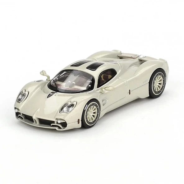 YUMURCAK TOYZ Mini GT 1/64 BBR Pagani Utopia Presentation Grigio Rinascimento Kız Erkek Çocuk Oyuncak Eğitici Oyun ürün görseli 1