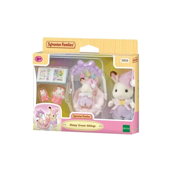 YUMURCAK TOYZ 5806 Sylvanian Families Kardeşler Uyku Seti +3 yaş Kız Erkek Çocuk Oyuncak Eğitici Oyuncaklar ürün görseli 1