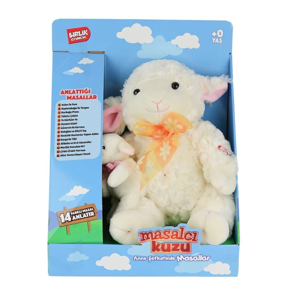 YUMURCAK TOYZ M-1117526-12 Türkçe Yavrulu Masal Anlatan Kuzu -Birliktoys Kız Erkek Çocuk Oyuncak Eğitici Oyuncakla ürün görseli 1