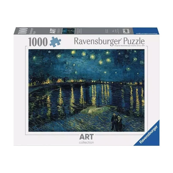 YUMURCAK TOYZ 12000064 Van Gogh The Starry Night 1000 parça Ravensburger Puzzle Kız Erkek Çocuk Oyuncak Eğitici Oy ürün görseli 1