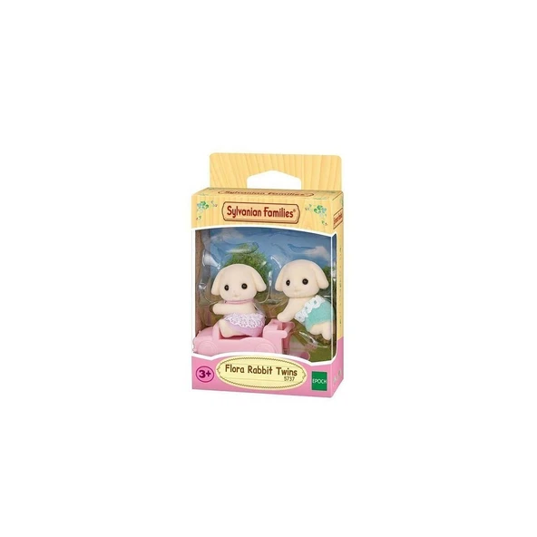 YUMURCAK TOYZ 5737 Sylvanian Families Flora Tavşan İkizleri +4 yaş Kız Erkek Çocuk Oyuncak Eğitici Oyuncaklar ürün görseli 1