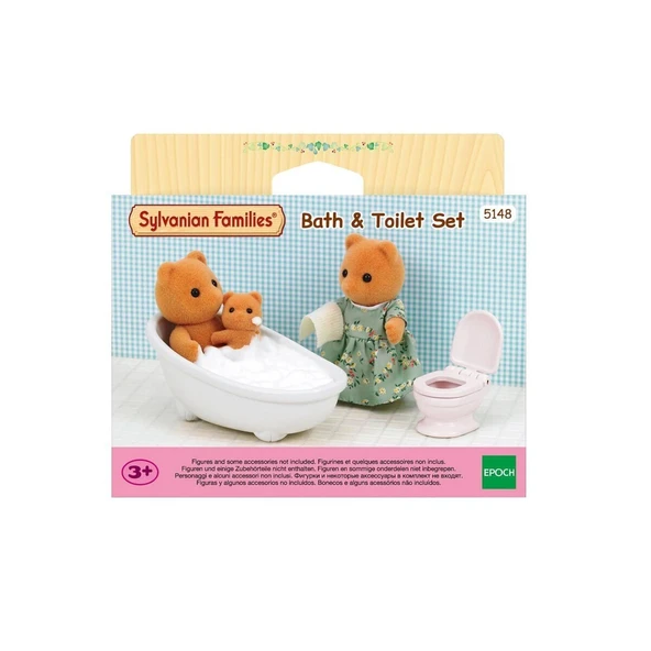 YUMURCAK TOYZ 5148 Sylvanian Families Banyo ve Tuvalet Seti (figürler dahil değildir) +3 yaş Kız Erkek Çocuk Oyunc ürün görseli 1