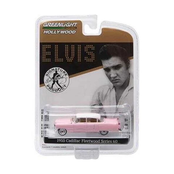 YUMURCAK TOYZ Greenlight 1/64 Hollywood Series 14 - Elvis Presley (1935-77) - 1955 Cadillac Fleetwood Series 60 '' ürün görseli 1