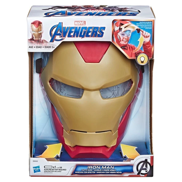 YUMURCAK TOYZ E6502 Avengers Elektronik Maske Kız Erkek Çocuk Oyuncak Eğitici Oyuncaklar ürün görseli 1