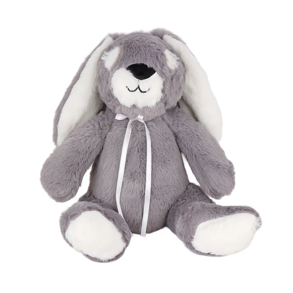 YUMURCAK TOYZ 2918 Fiyonklu Tavşan Gri -My Friend Toys Kız Erkek Çocuk Oyuncak Eğitici Oyuncaklar ürün görseli 1