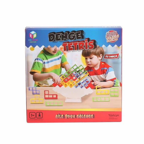 YUMURCAK TOYZ HED 099 Denge Tetrisi 22 Parça -Hobi Kız Erkek Çocuk Oyuncak Eğitici Oyuncaklar ürün görseli 1