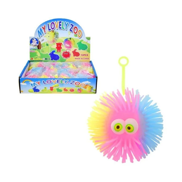 YUMURCAK TOYZ 2003-3 Işıklı Elastik Top Kız Erkek Çocuk Oyuncak Eğitici Oyuncaklar ürün görseli 1
