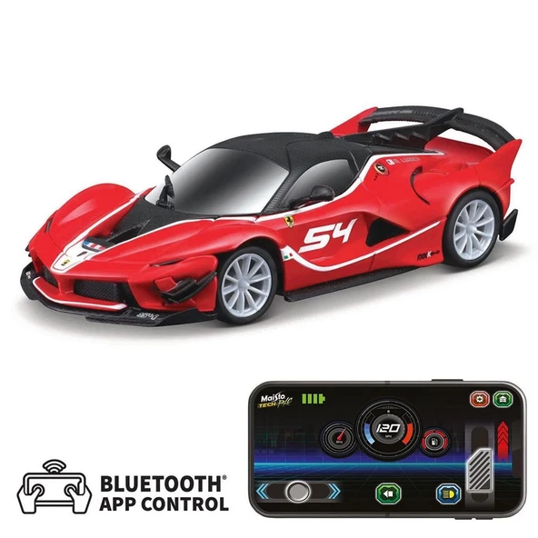 YUMURCAK TOYZ Maisto 1:41 APP Control Kumandalı Metal Araba Ferrari FXX K EVO Kız Erkek Çocuk Oyuncak Eğitici Oyun ürün görseli 1