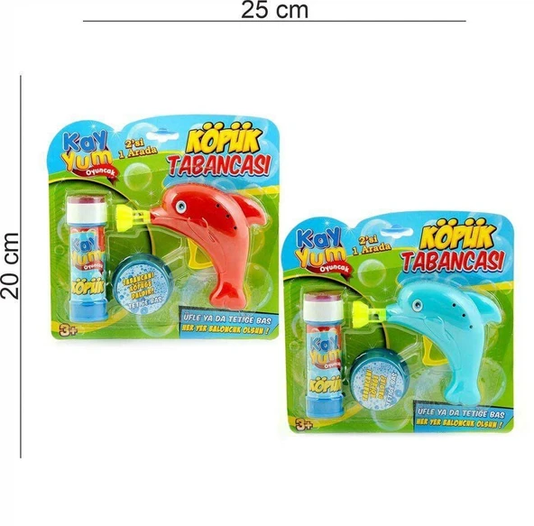 YUMURCAK TOYZ YUNUS KÖPÜK TABANCASI Kız Erkek Çocuk Oyuncak Eğitici Oyuncaklar ürün görseli 1