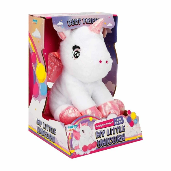 YUMURCAK TOYZ 3378 My Little Unicorn Işıklı Peluş Kız Erkek Çocuk Oyuncak Eğitici Oyuncaklar ürün görseli 1