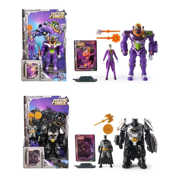 YUMURCAK TOYZ FİGÜR SET DC BATMAN METAL FORCDE 2A -SUN Kız Erkek Çocuk Oyuncak Eğitici Oyuncaklar ürün görseli 1