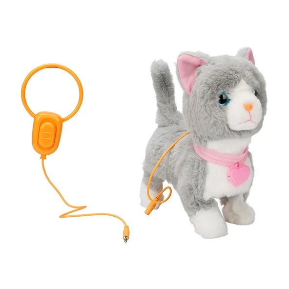 YUMURCAK TOYZ Sevimli Kedi Gigi Sesli ve Hareketli Kız Erkek Çocuk Oyuncak Eğitici Oyuncaklar ürün görseli 1