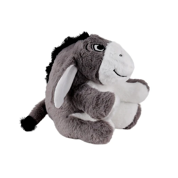 YUMURCAK TOYZ 4257 Eşek Peluş Gri 25cm Kız Erkek Çocuk Oyuncak Eğitici Oyuncaklar ürün görseli 1