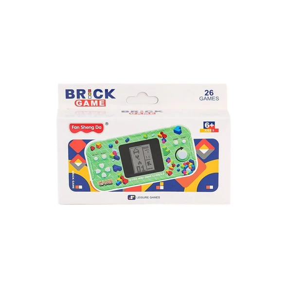 YUMURCAK TOYZ KZL-8987 Tetris Mini Game Konsol Kız Erkek Çocuk Oyuncak Eğitici Oyuncaklar ürün görseli 1