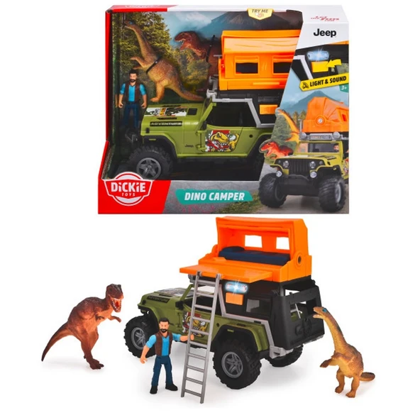 YUMURCAK TOYZ Dickie Dino Kamp Oyun Seti Kız Erkek Çocuk Oyuncak Eğitici Oyuncaklar ürün görseli 1