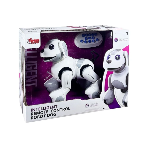 YUMURCAK TOYZ G52 Uzaktan Kumandalı Full Fonksiyon Şarjlı İnteraktif Akıllı Robot Köpek Kız Erkek Çocuk Oyuncak Eğ ürün görseli 1