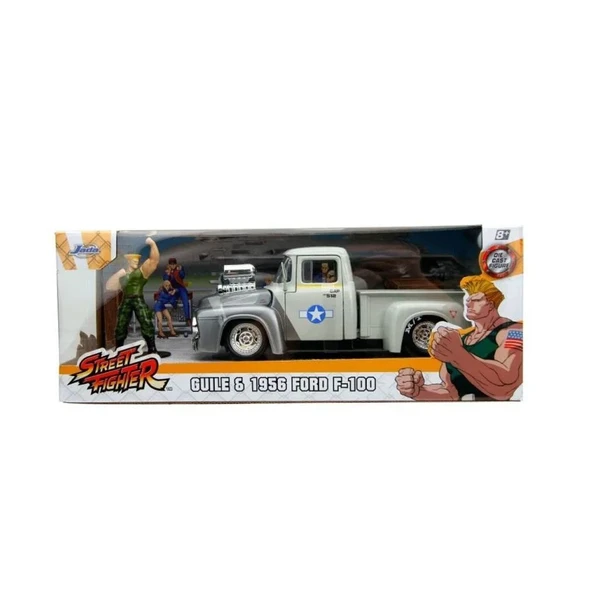 YUMURCAK TOYZ 253255057 Jada Street Fighter 1956 Ford Pickup 1:24 Kız Erkek Çocuk Oyuncak Eğitici Oyuncaklar ürün görseli 1