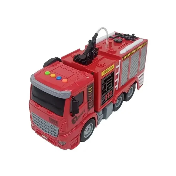 YUMURCAK TOYZ Pilli Sesli İtfaiye Kız Erkek Çocuk Oyuncak Eğitici Oyuncaklar ürün görseli 1