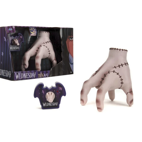 YUMURCAK TOYZ Jada Uzaktan Kumandalı Wednesday Thing El Figürü Kız Erkek Çocuk Oyuncak Eğitici Oyuncaklar ürün görseli 1