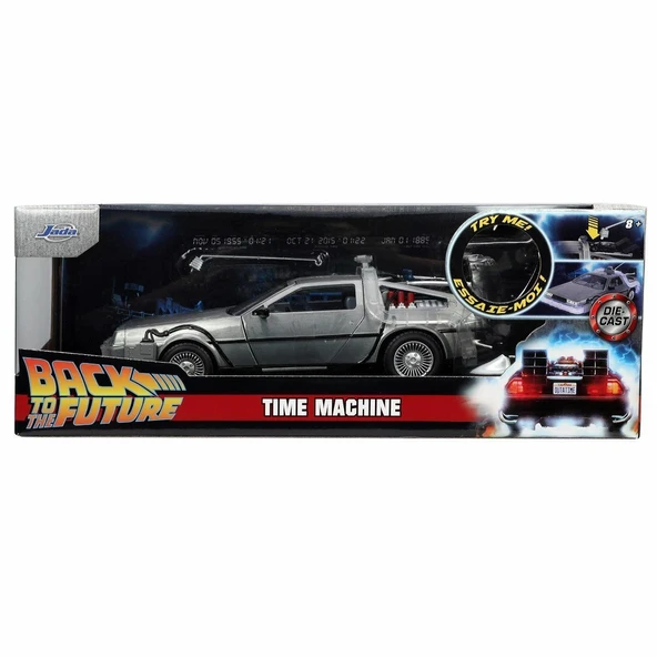 YUMURCAK TOYZ 253255038 Zaman Makinesi Geleceğe Dönüş 1, 1:24 - Simba Kız Erkek Çocuk Oyuncak Eğitici Oyuncaklar ürün görseli 1