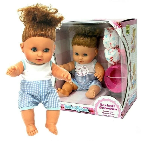 YUMURCAK TOYZ MELİS BBEK ALTNI ISLTAN MASAL ANLATAN BEBEK Kız Erkek Çocuk Oyuncak Eğitici Oyuncaklar ürün görseli 1