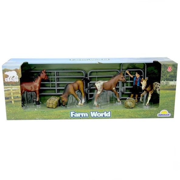 YUMURCAK TOYZ Farm World Çiftlik Hayvanları Oyun Seti Kız Erkek Çocuk Oyuncak Eğitici Oyuncaklar ürün görseli 1