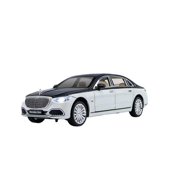 YUMURCAK TOYZ ZHD-B2409 - Vardem Çek Bırak Işıklı ve Sesli Model MB Metal Araba 1:24 Kız Erkek Çocuk Oyuncak Eğiti ürün görseli 1