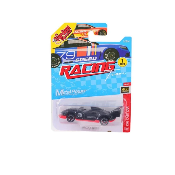 YUMURCAK TOYZ ZQ11311 -Vardem Kartela Metal Tekli Araba 1:64 Kız Erkek Çocuk Oyuncak Eğitici Oyuncaklar ürün görseli 1