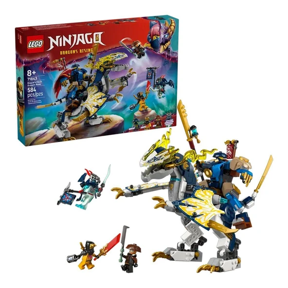 YUMURCAK TOYZ 71843 Lego Ninjago Rogue'un Robot Ejderha Binicisi 584 parça +8 yaş Kız Erkek Çocuk Oyuncak Eğitici ürün görseli 1