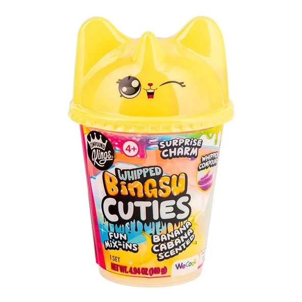YUMURCAK TOYZ Compound Kings Whipped Bingsu Cuties Slime Muz Kokulu 140 gr Kız Erkek Çocuk Oyuncak Eğitici Oyuncak ürün görseli 1