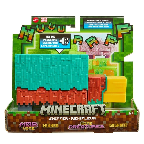 YUMURCAK TOYZ HXM85 Minecraft Sniffer Figürü Kız Erkek Çocuk Oyuncak Eğitici Oyuncaklar ürün görseli 1