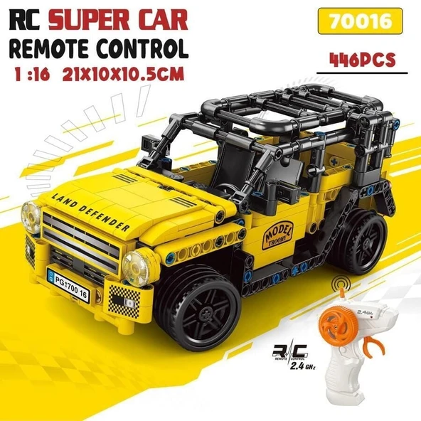 YUMURCAK TOYZ 70016A 446 PCS YAPI SETİ UK DEFENDER Kız Erkek Çocuk Oyuncak Eğitici Oyuncaklar ürün görseli 1