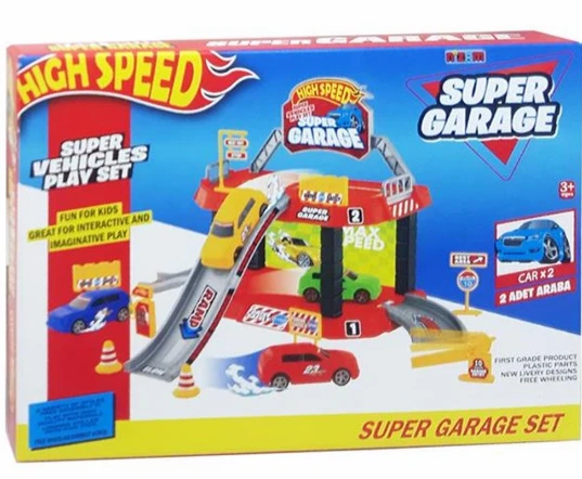 YUMURCAK TOYZ OTOPARK SETİ ARABALI NİZAM Kız Erkek Çocuk Oyuncak Eğitici Oyuncaklar ürün görseli 1