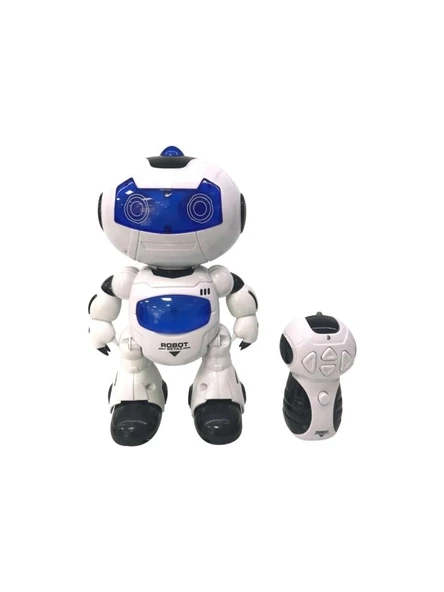 YUMURCAK TOYZ UZAKTAN KUMANDALI PİLLİ ROBOT Kız Erkek Çocuk Oyuncak Eğitici Oyuncaklar ürün görseli 1
