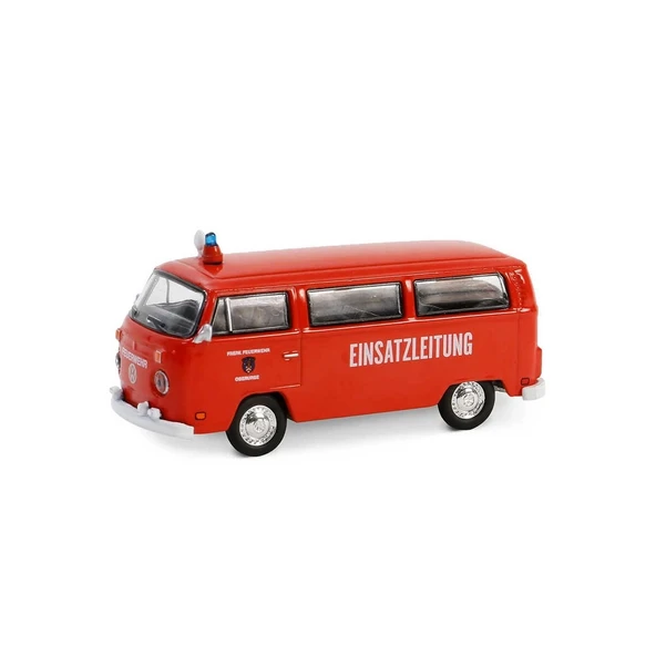 YUMURCAK TOYZ Greenlight 1/64 Club Vee-Dub Series 19- 1978 Volkswagen Type 2 - Einsatzleitung Feuerwehr Kız Erkek ürün görseli 1