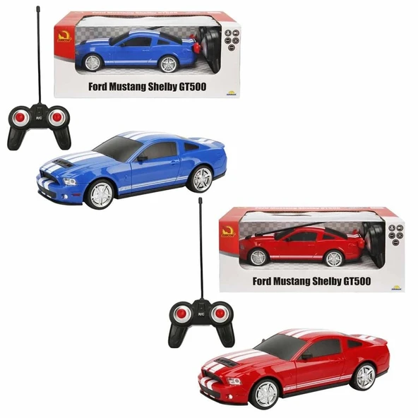 YUMURCAK TOYZ 1:24 ARABA MUSTANG GT500 27MHZ Kız Erkek Çocuk Oyuncak Eğitici Oyuncaklar ürün görseli 1