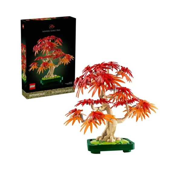 YUMURCAK TOYZ 10348 Lego iconic Japon Akçaağaç Bonsai Ağacı 474 parça +18 yaş Kız Erkek Çocuk Oyuncak Eğitici Oyun ürün görseli 1