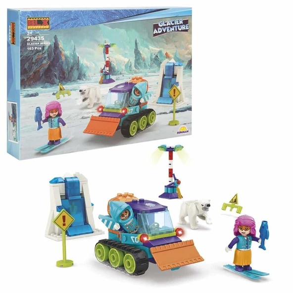 YUMURCAK TOYZ GLACİER ADVENTURE SET 2FGR 163PRÇ LEGO Kız Erkek Çocuk Oyuncak Eğitici Oyuncaklar ürün görseli 1