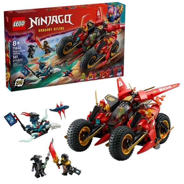 YUMURCAK TOYZ 71844 Lego Ninjago Ninja Savaş Aracı 561 parça +8 yaş Kız Erkek Çocuk Oyuncak Eğitici Oyuncaklar ürün görseli 1