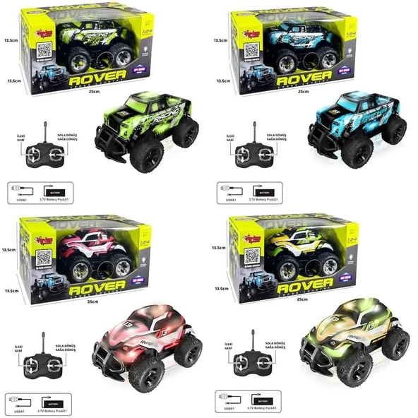 YUMURCAK TOYZ UK ŞRJLI ROVER OFF ROAD Kız Erkek Çocuk Oyuncak Eğitici Oyuncaklar ürün görseli 1