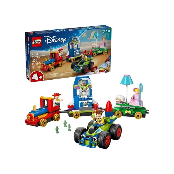 YUMURCAK TOYZ 43264 Lego Disney Toy Story Kutlama Treni ve RC Araba 206 parça +4 yaş Kız Erkek Çocuk Oyuncak Eğiti ürün görseli 1