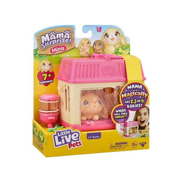 YUMURCAK TOYZ LP301200 Little Live Pets Anne Tavşan ve Yavruları Oyun Seti - 26511 Kız Erkek Çocuk Oyuncak Eğitici ürün görseli 1