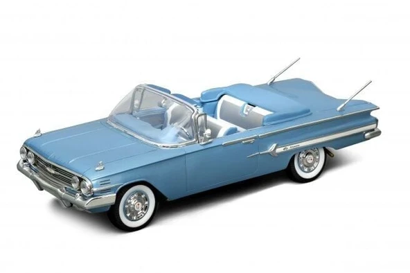 YUMURCAK TOYZ 19864 WELLY 1 18 1960 CHEVROLET IMPALA Kız Erkek Çocuk Oyuncak Eğitici Oyuncaklar ürün görseli 1