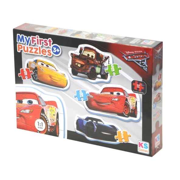 YUMURCAK TOYZ CR10304 Cars İlk Puzzlem 4ü1 arada Kız Erkek Çocuk Oyuncak Eğitici Oyuncaklar ürün görseli 1